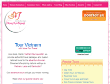Tablet Screenshot of funinvietnam.com